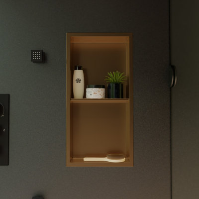 Alcôve de douche en acier inoxydable