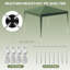 3 X 3m Patio Pop Up Gazebo, Outdoor Party Wedding Tent Canopy-1469645533
