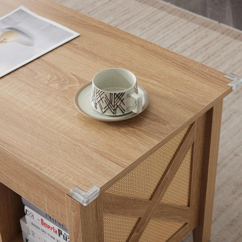Table basse 37,8 po, Beige, Beige