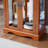 Lighted Glass Curio Display Cabinet-1866493524