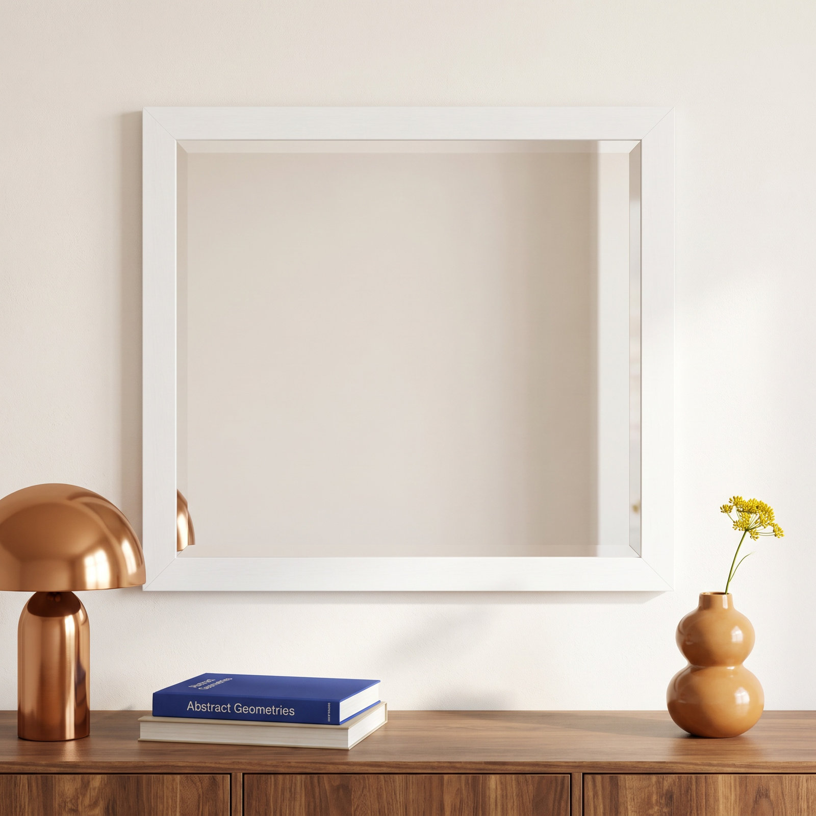 Marino Wood Flat Mirror