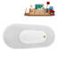 1399.5mm x 680.7mm Soaking Acrylic Bathtub-1672751684