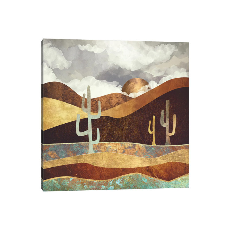 Patina Desert 1 Piece Wrapped Canvas Painting, 30.48 cm H x 30.48 cm W