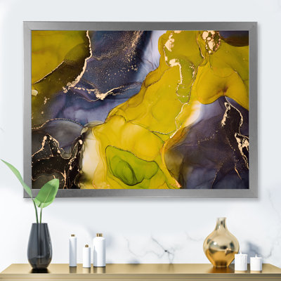«Mauve et jaune», impression sur toile