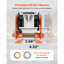 Electric Hoist Manual Trolley, 2200 lbs/1 Ton Load for PA600 PA700 PA800 PA900 PA1000, Push Beam Trolley with Dual Wheels, 2.68"-4.33" Adjustable Beam Flange Width for Straight & Curved I-Beam