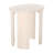 24" Natural Solid Wood Oval End Table
