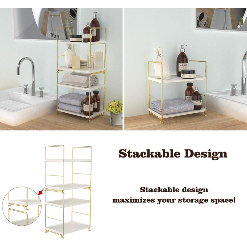 Étagère à épices pour cuisine 2 niveaux