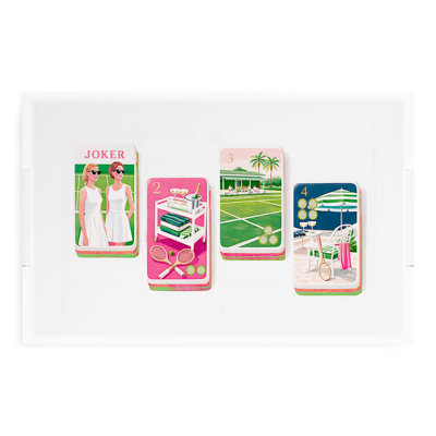Mahjong Acrylic Decorative Tray