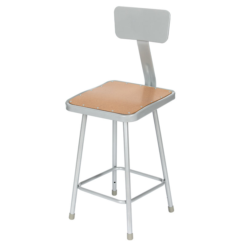 Tabouret avec dossier Clint (paquet de 2), 24"