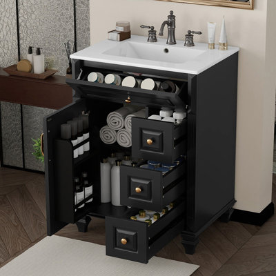 24 Inch Bathroom Vanity With Sink
