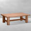 Croquet Teak Outdoor Coffee Table-895737880