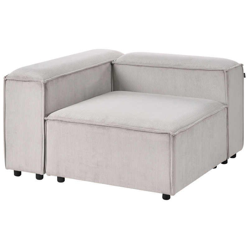 Alexs 1 Seater Corduroy Seating Component, Right Hand Facing