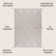 Duwun High-Low Pile Ogee Trellis Tone-on-Tone Beige/Gray Indoor/Outdoor Rug