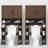 Over The Toilet Storage Cabinet With 2 Barn Doors-491922933