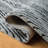 Micro-Loop Hand Tufted Wool/Cotton Geometric Rug in Light Blue/Charcoal-824765409
