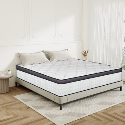 Medium Hybrid Mattress with Individually Pocket Springs by Alwyn Home