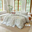 Ensemble de housse de couette rayé 100% coton délavé DONEUS-120141893-113054932