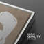 «White Mid-Century Modern Organic Polygons», 2 pièces sur toile-99016368-99016365