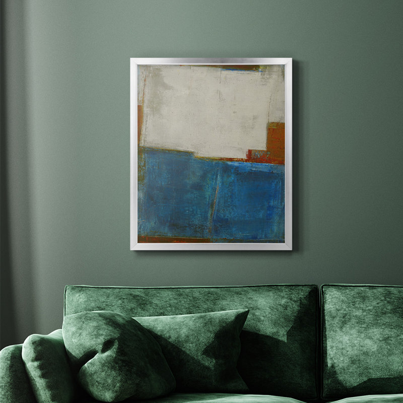 Toile encadrée de qualité supérieure prête à être accrochée, H 20 po x l 16 po, Argent