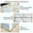 A Rectangular Modern And Fashionable Coffee Table With Tempered Glass Tabletop And MDF Legs. Suitable For Living Room.47.2"*25.5"*18"-869181299