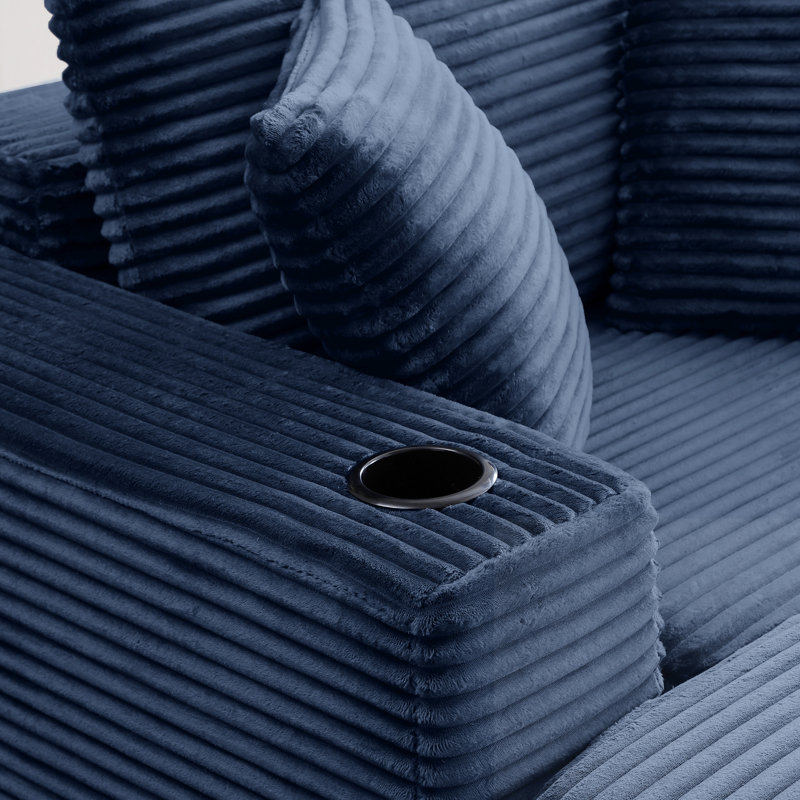 Chaise longue 3-en-1 sans nuage, Blue