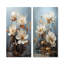 Ensemble de 2 décorations murales lotus lotus au clair de lune-102584065-102584068