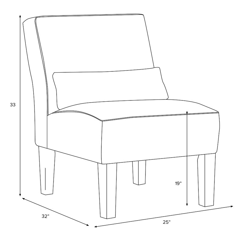 Red Barrel Studio® Letourneau Upholstered Slipper Chair & Reviews | Wayfair