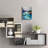 'Abstract Evening' by Jeanette Vertentes Acrylic Glass Wall Art-1635997708