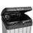 Keter Rockford 39 Gallon Manual Lift Waste And Recycling Trash Bin With Drip Tray Made of Durable Weather-resistant Resin - Grey-29557309