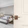Adjustable Door Lever with Square Rosette