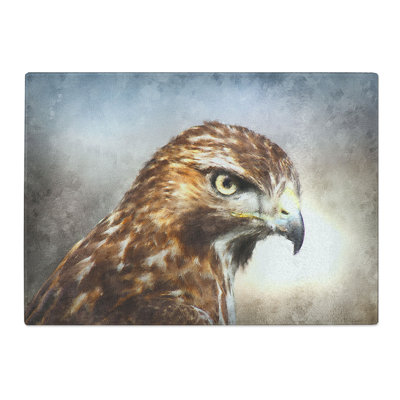 Tempered Glass Hawk Chopping Board