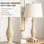 Lampes de chevet modernes à intensité variable de 29 po avec deux ports USB et ampoules DEL-1466230158