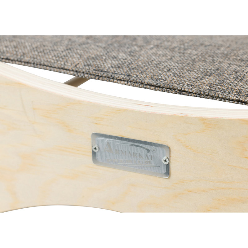 Natural Beige and Gray Canvas Hammock Pet Bed