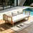 Outdoor Patio Sofa with Cushion-129028490