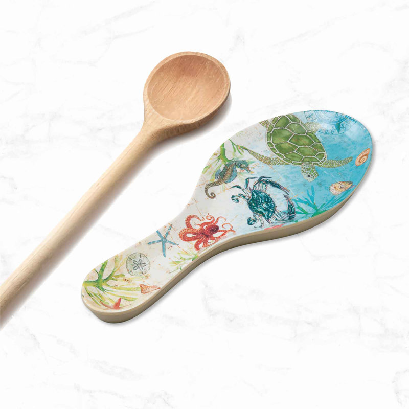 Melamine Oval Spoon Rest
