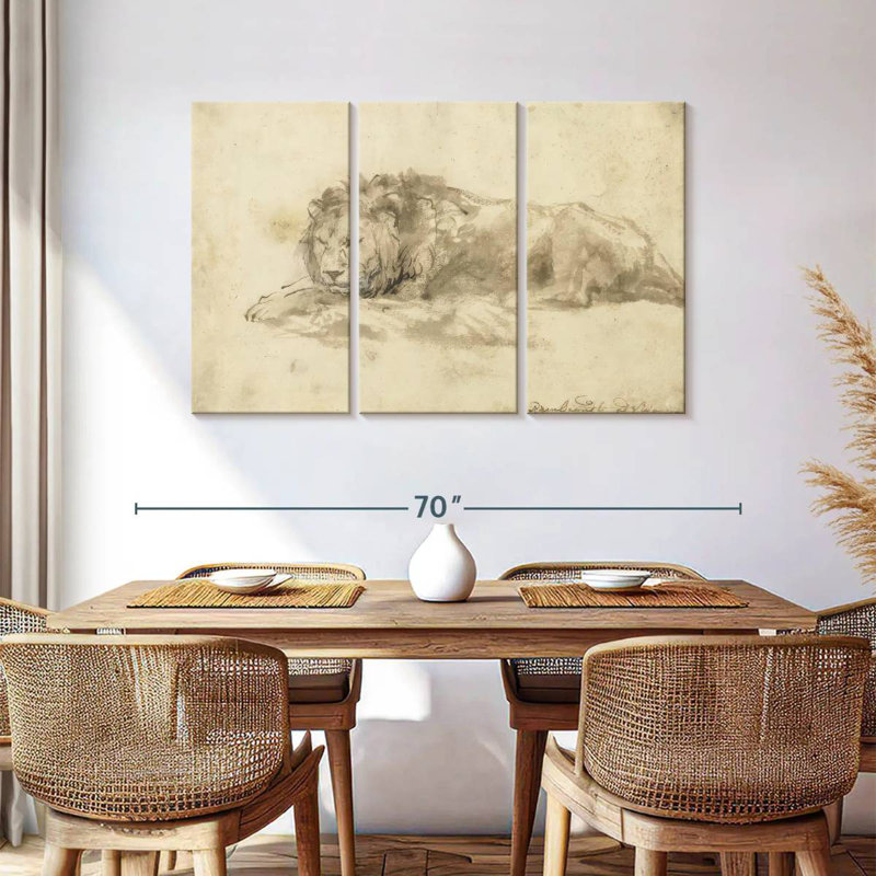 Brampt Reclining Lion, 36" H x 57" W