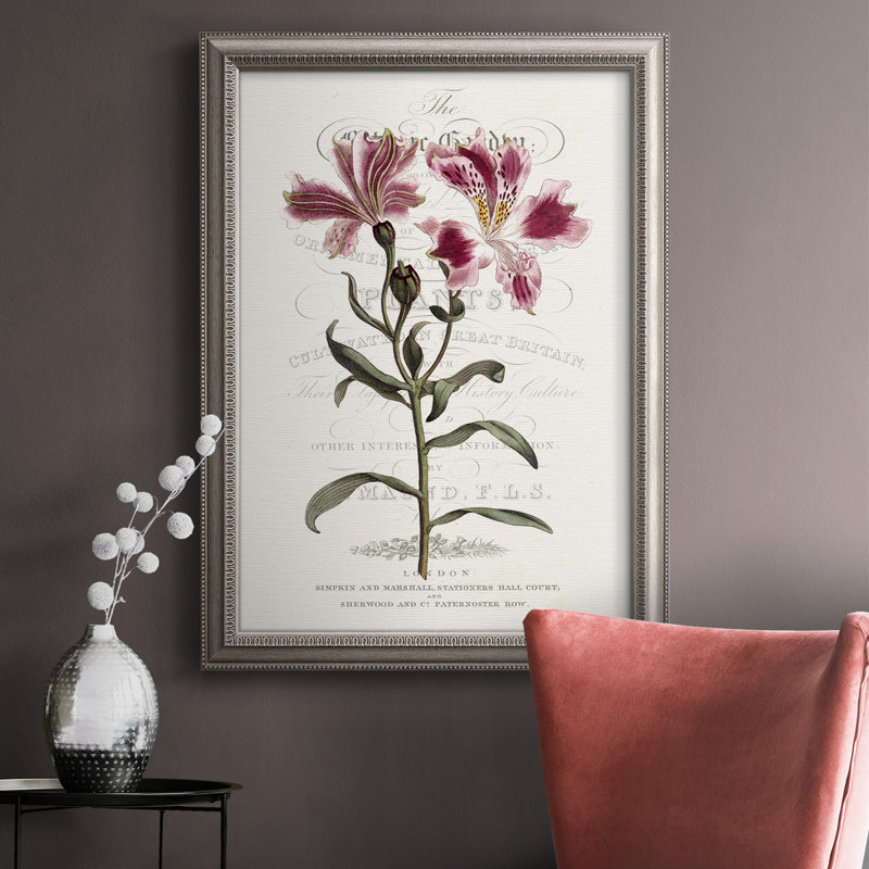 Flower Garden Varietals II - reproduction d'art sur toile encadrée, H 27 po x l 18 po x P 2,5 po