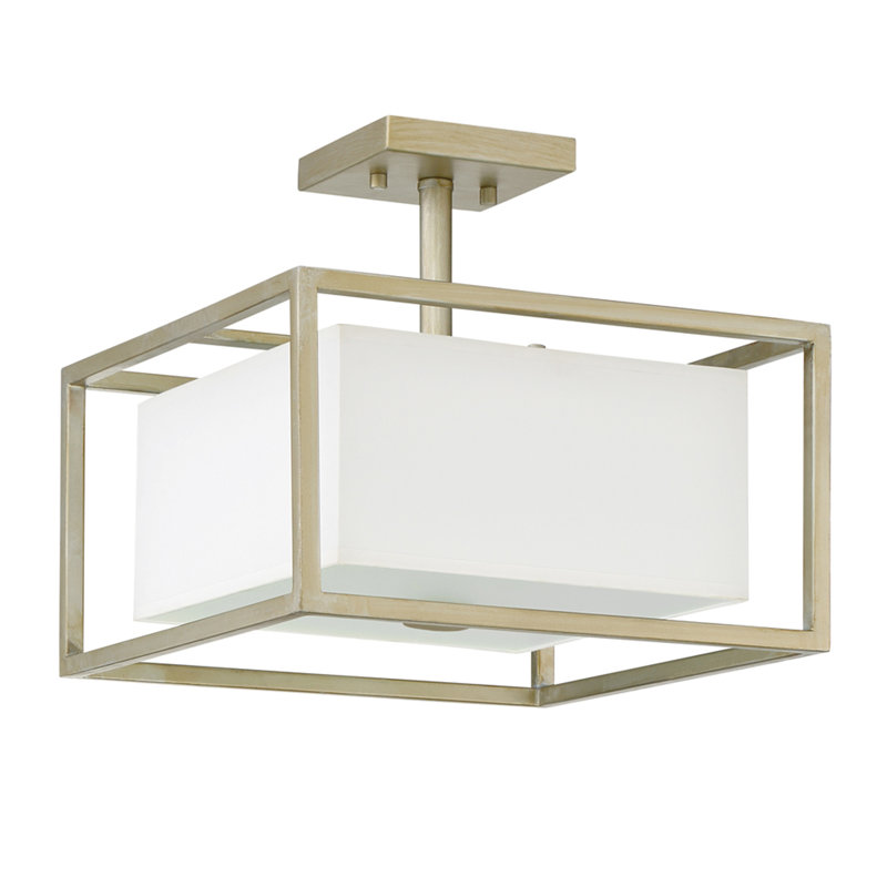 Colston Fabric Semi Flush Mount
