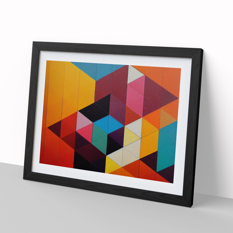 Unimaginable Abstract Art - Framed Print, Black Framed, 25cm H x 34cm W x 2cm D