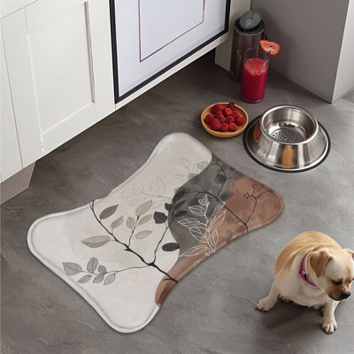 Tapis bohème beige - 1 pièce