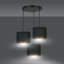 Eamie 3 - Light Black Cluster Pendant-52853264