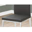 Chaise de salle à manger rembourrée d'aspect similicuir parfaite pour la cuisine ou comme chaise d'appoint Jenei-67753648-67753651