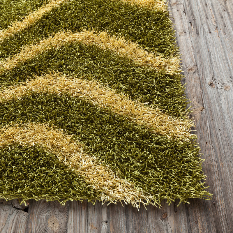 Tapis vert/jaune Stockwell, 7 pi 9 po X 10 pi 6 po