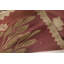 Tapis antique en laine fait à la main brun / mauve / rouge 9 pi 9 po x 13 pi 1900