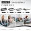 3 Seater Chenille Sofa & Chaise