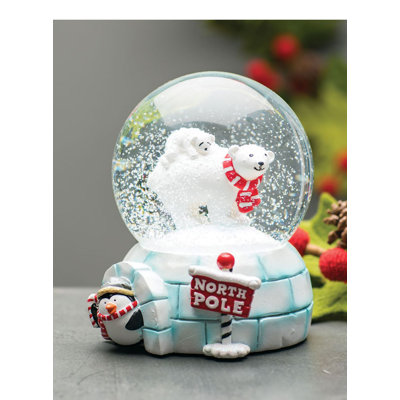 Gunn Christmas Bird Snow Globe