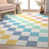 Ivory/Teal/Green/Blue/Yellow/Pink