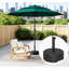 Socle de parasol, support de parasol rond pour patio, base de parasol d'extérieur robuste-126454220