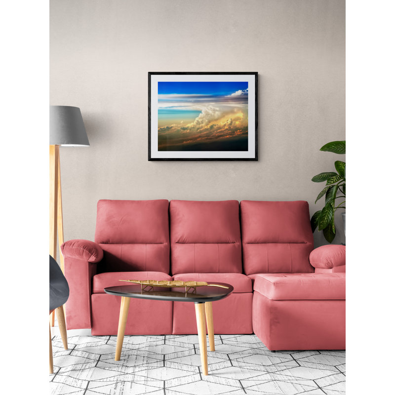 Fire In The Sky Print by Scott Norris, 25.25" H x 31.25" W, Black Framed Paper
