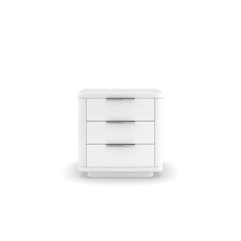 3 - Drawer Solid Wood Nightstand